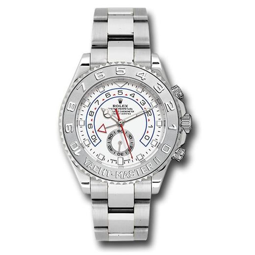 Đồng hồ Rolex White Gold Yacht-Master II White Dial 116689 44mm