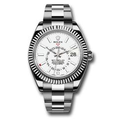 Đồng hồ Rolex White Rolesor Sky-Dweller White Index Dial Oyster Bracelet 326934 wh 42mm