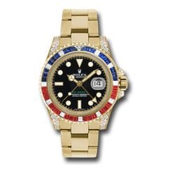 Đồng hồ Rolex Yellow Gold GMT-Master II 116758SARU 40mm Oyster Bracelet