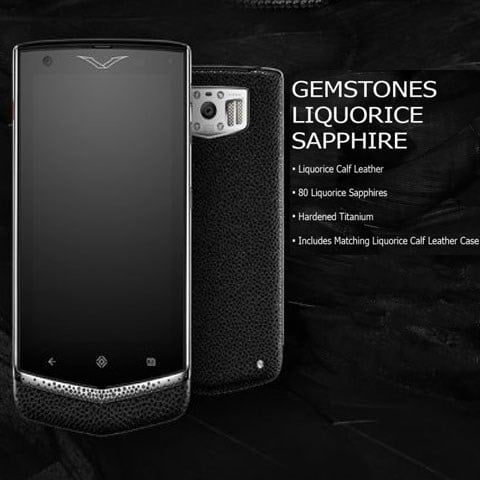 Vertu Constellation V Gemstone Liquorice Sapphire