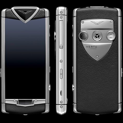 Vertu Touch Black Leather