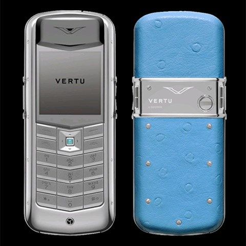 Vertu Constellation Ostrich Blue