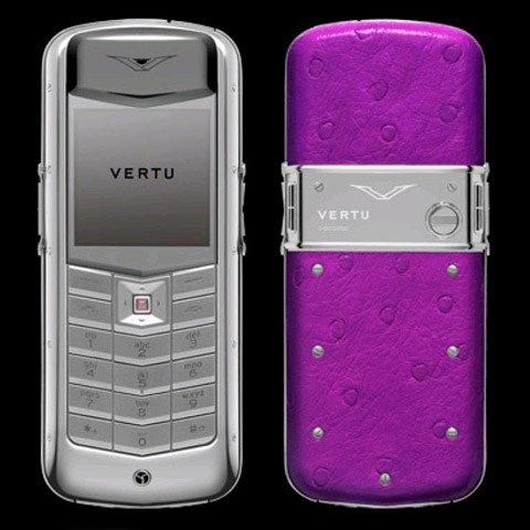 Vertu Constellation Ostrich Purple