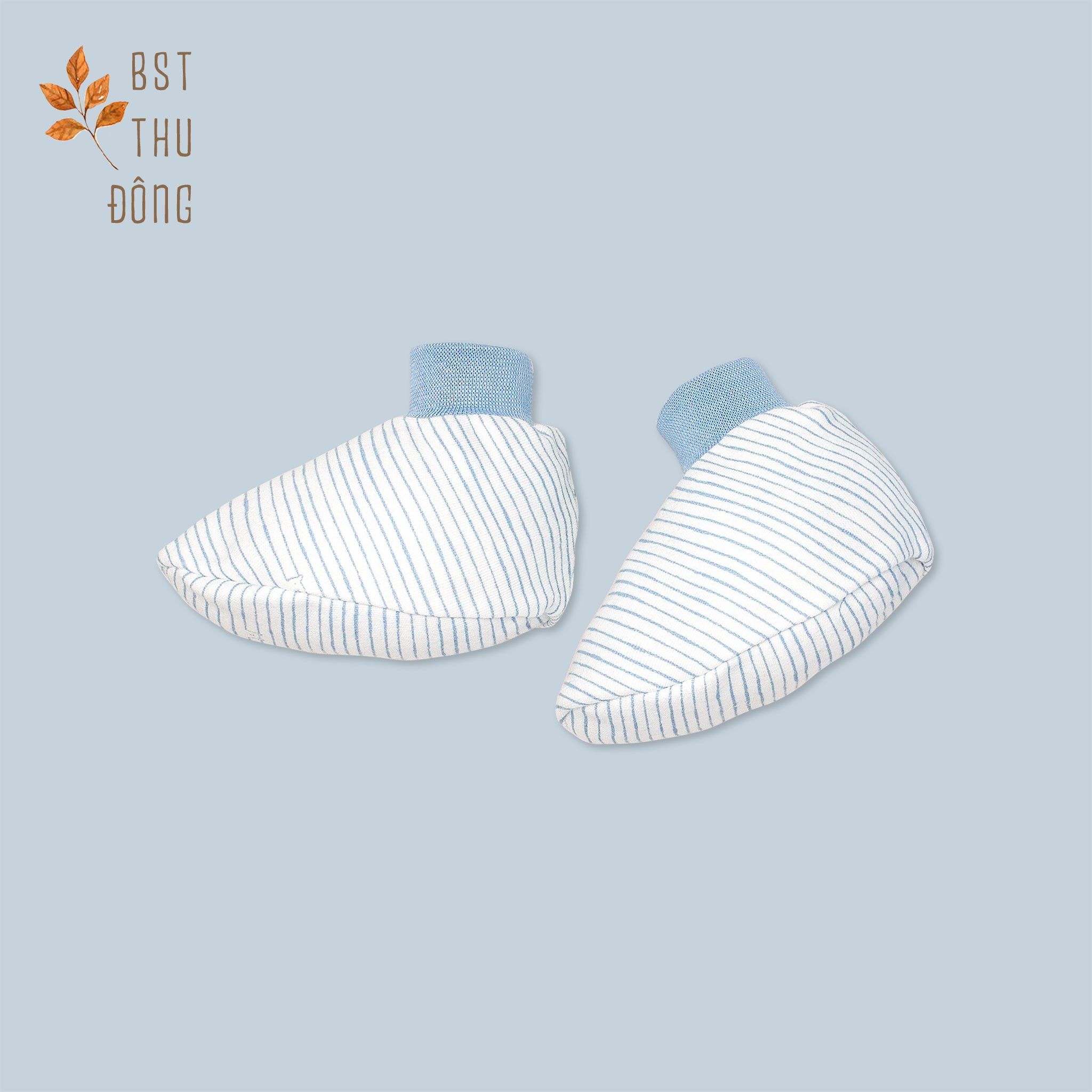 Bao chân bo Sọc dày xanh