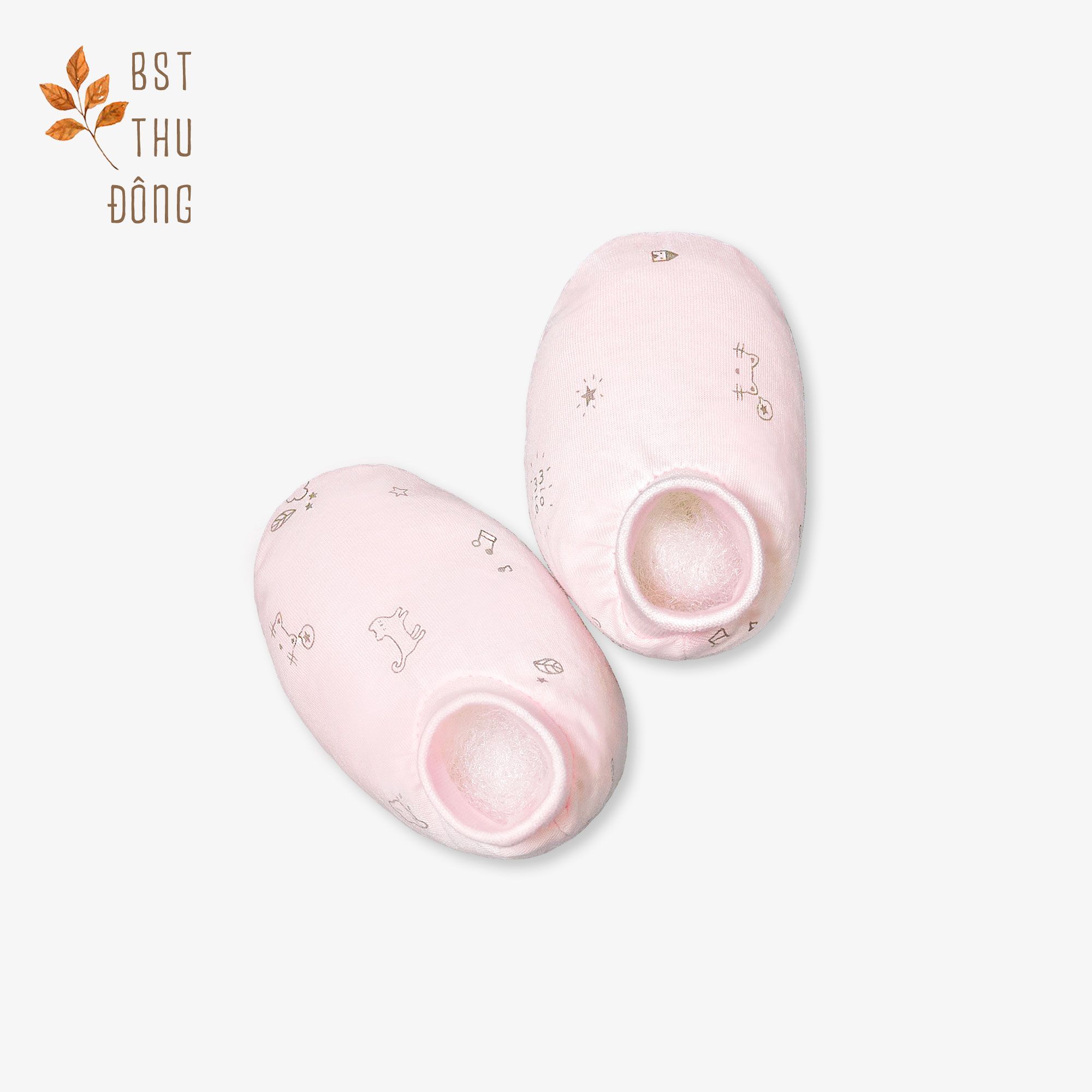 Bao chân bo Mèo Mây dày hồng