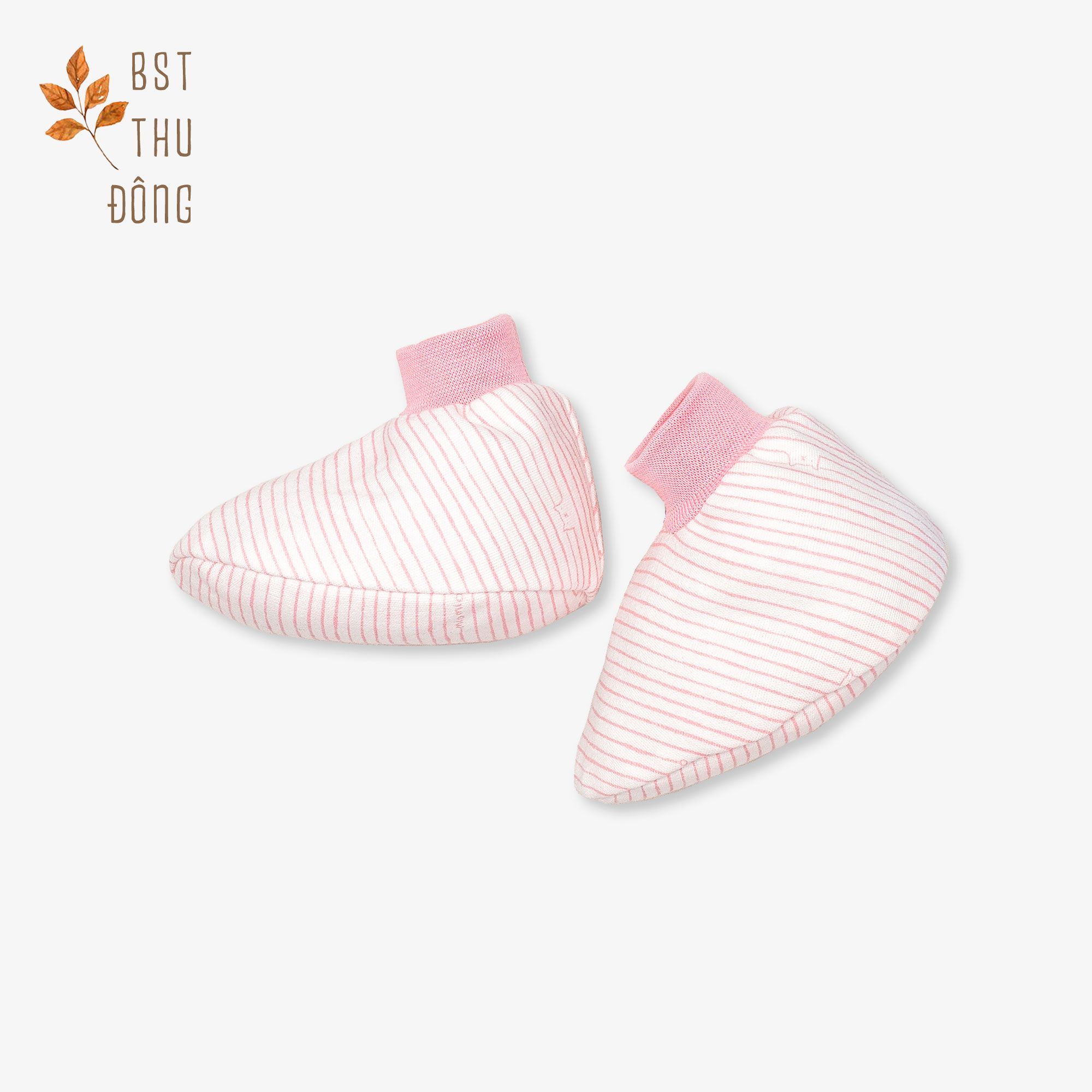 Bao chân bo Sọc dày hồng