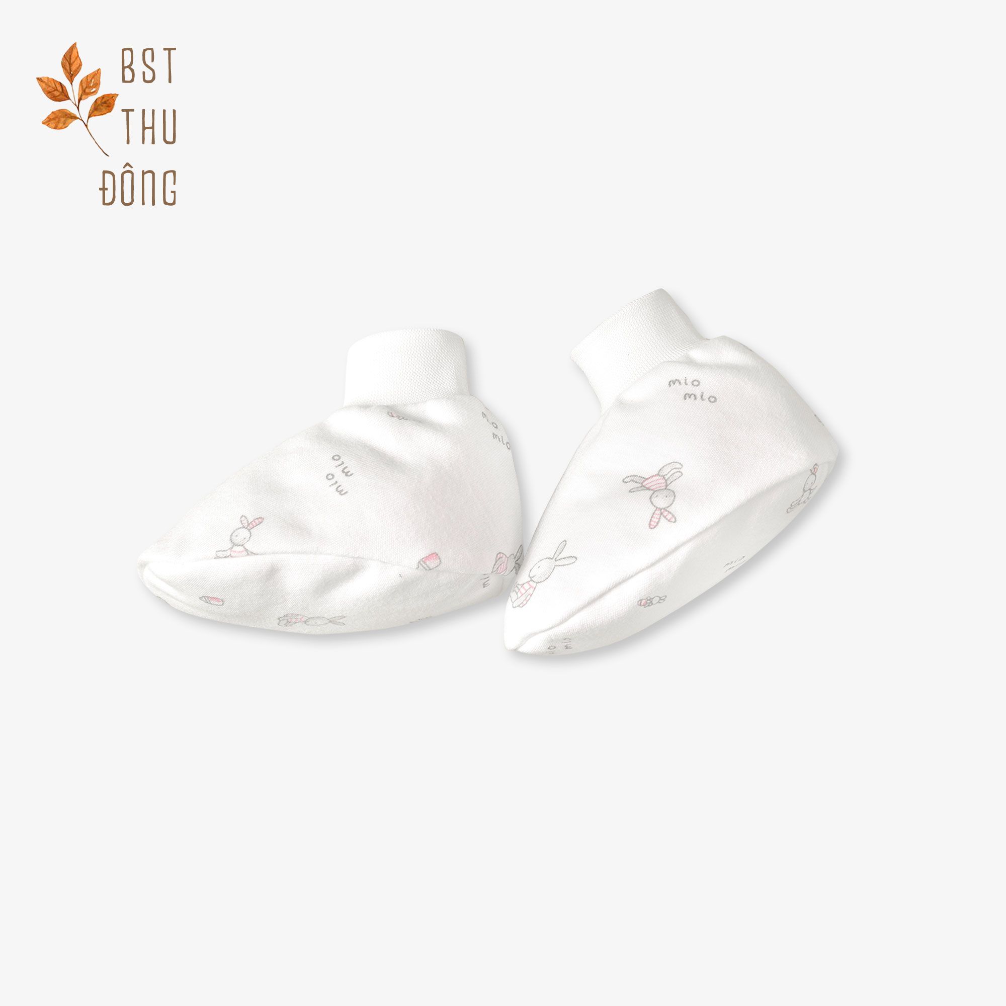 Bao chân bo Thỏ dày hồng