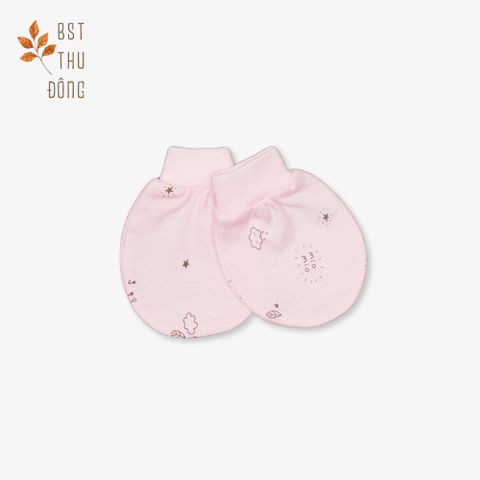 Set 2 đôi bao tay bo Mèo Mây dày hồng