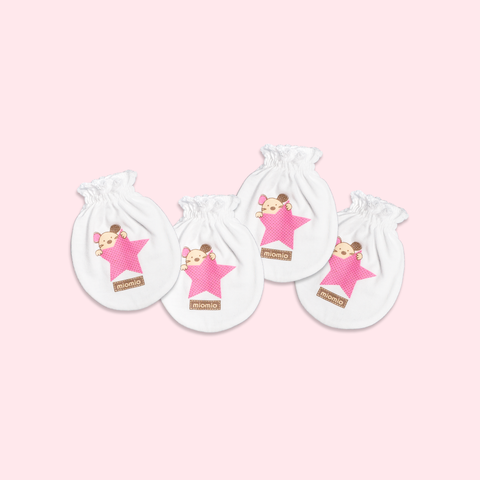 Set 2 đôi Bao tay bèo Ngôi Sao hồng
