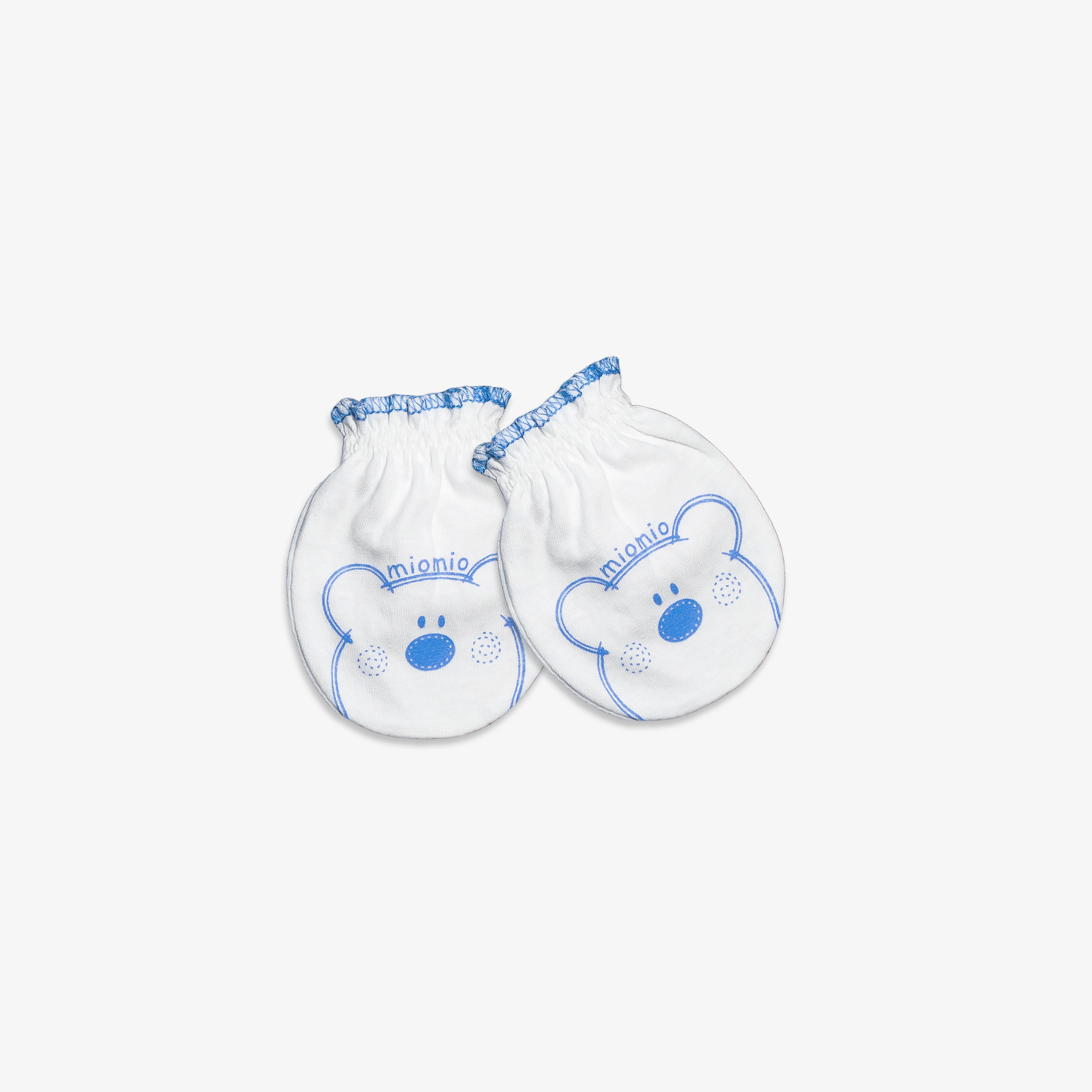 Set 2 đôi Bao tay bèo Teddy trắng xanh
