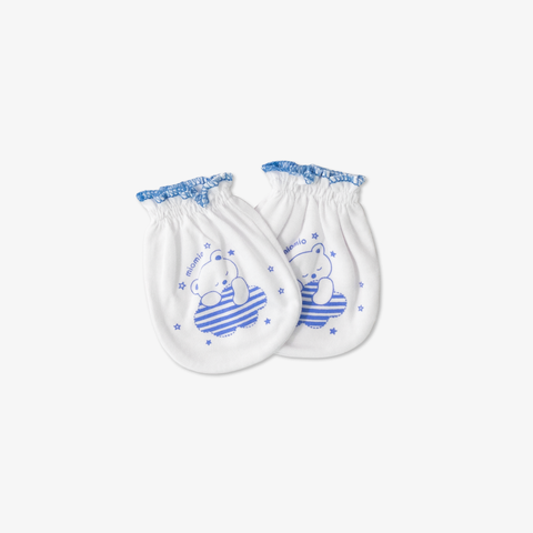 Set 2 đôi Bao tay bèo Gấu Mây xanh