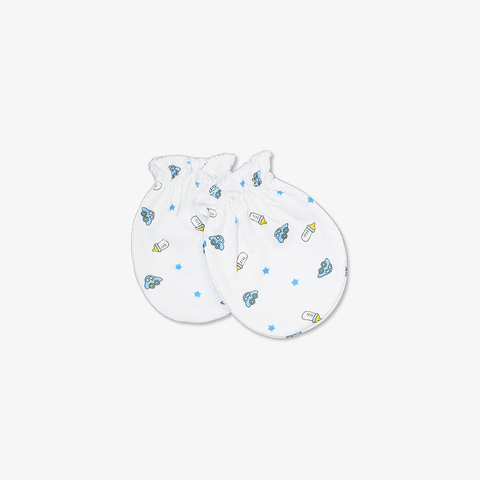 Set 2 đôi Bao tay bèo Xe Nôi xanh