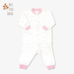 Bộ sơ sinh đông nút giữa Mèo hồng