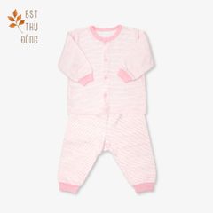 Bộ đông nút giữa Sọc hồng