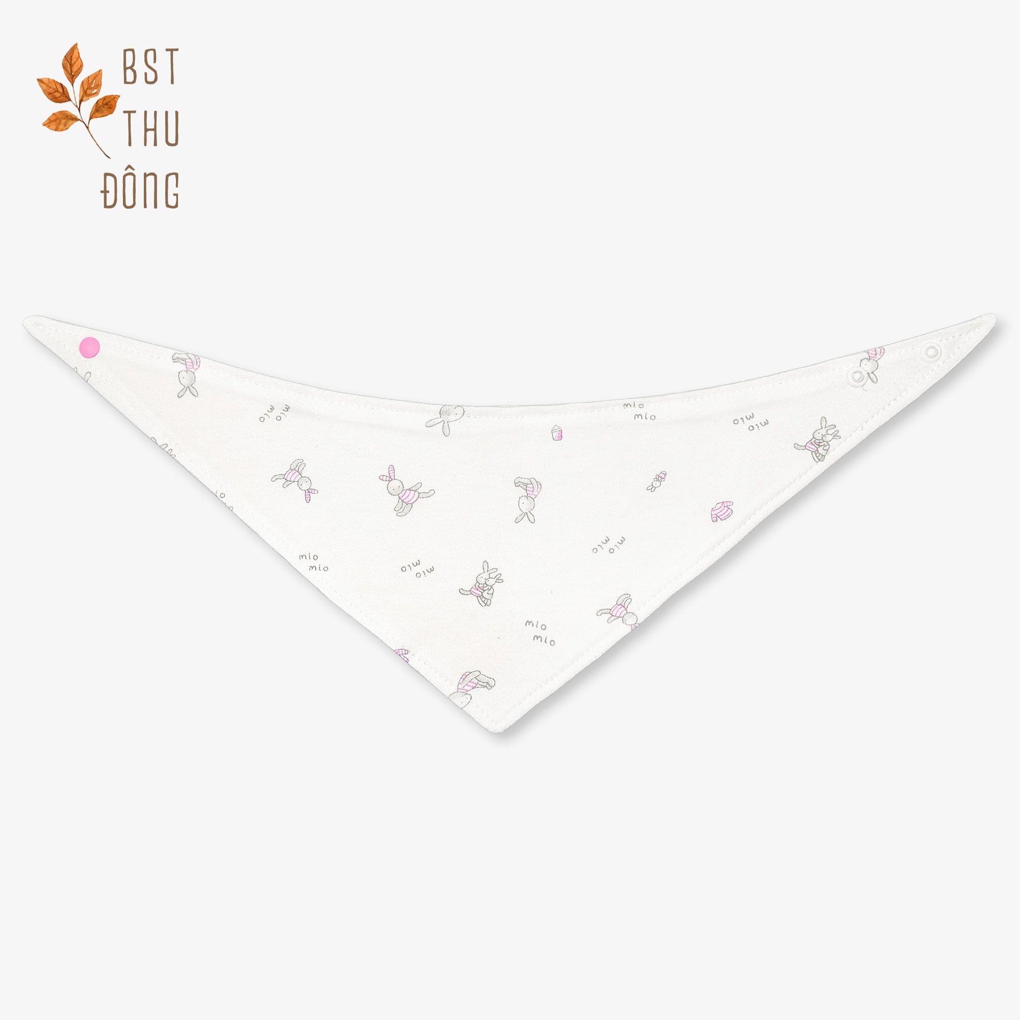 Yếm tam giác Thỏ dày hồng