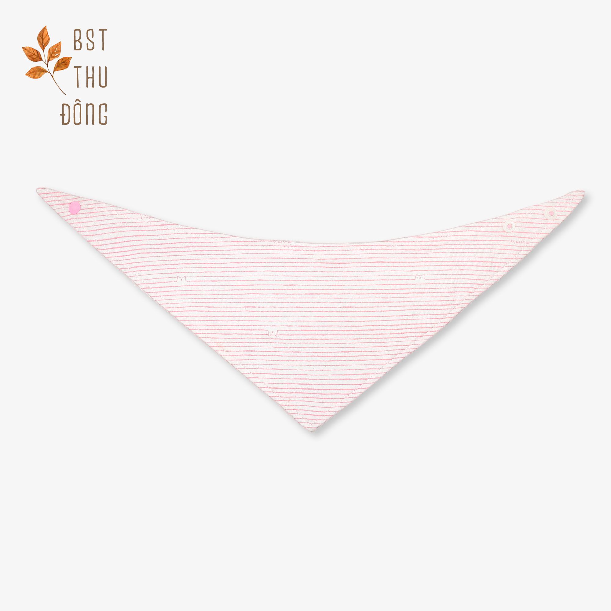 Yếm tam giác Sọc dày hồng