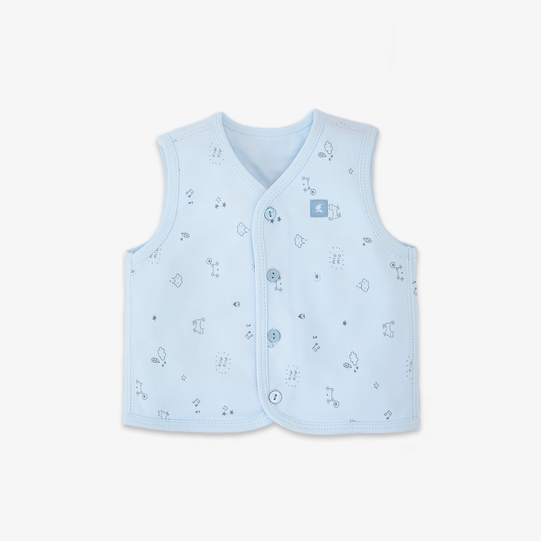 Áo gile 2 lớp Mèo Mây Xanh