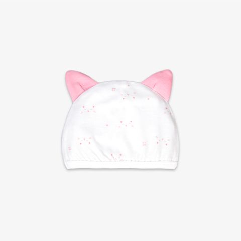 Nón Sơ Sinh Mặt mèo hồng