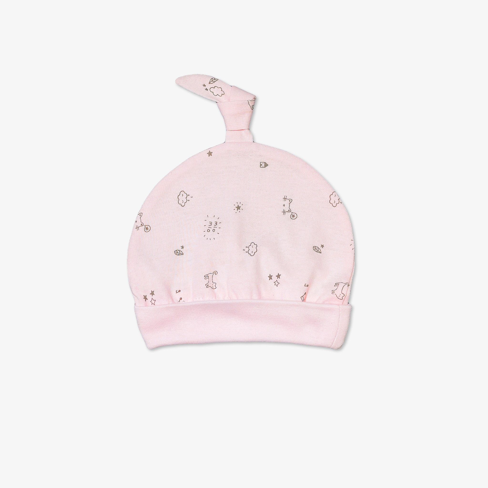 Nón đuôi gút Mèo Mây hồng