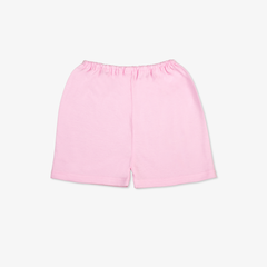 Quần sơ sinh ngắn trơn hồng