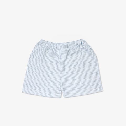 Quần sơ sinh ngắn Sọc xanh