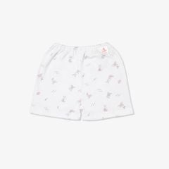 Quần sơ sinh ngắn Thỏ hồng
