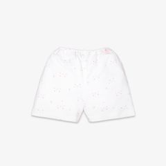 Quần sơ sinh ngắn Mặt mèo hồng
