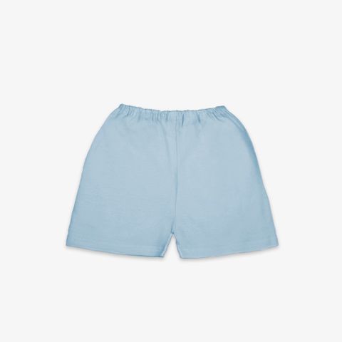 Quần sơ sinh ngắn trơn Xanh đá