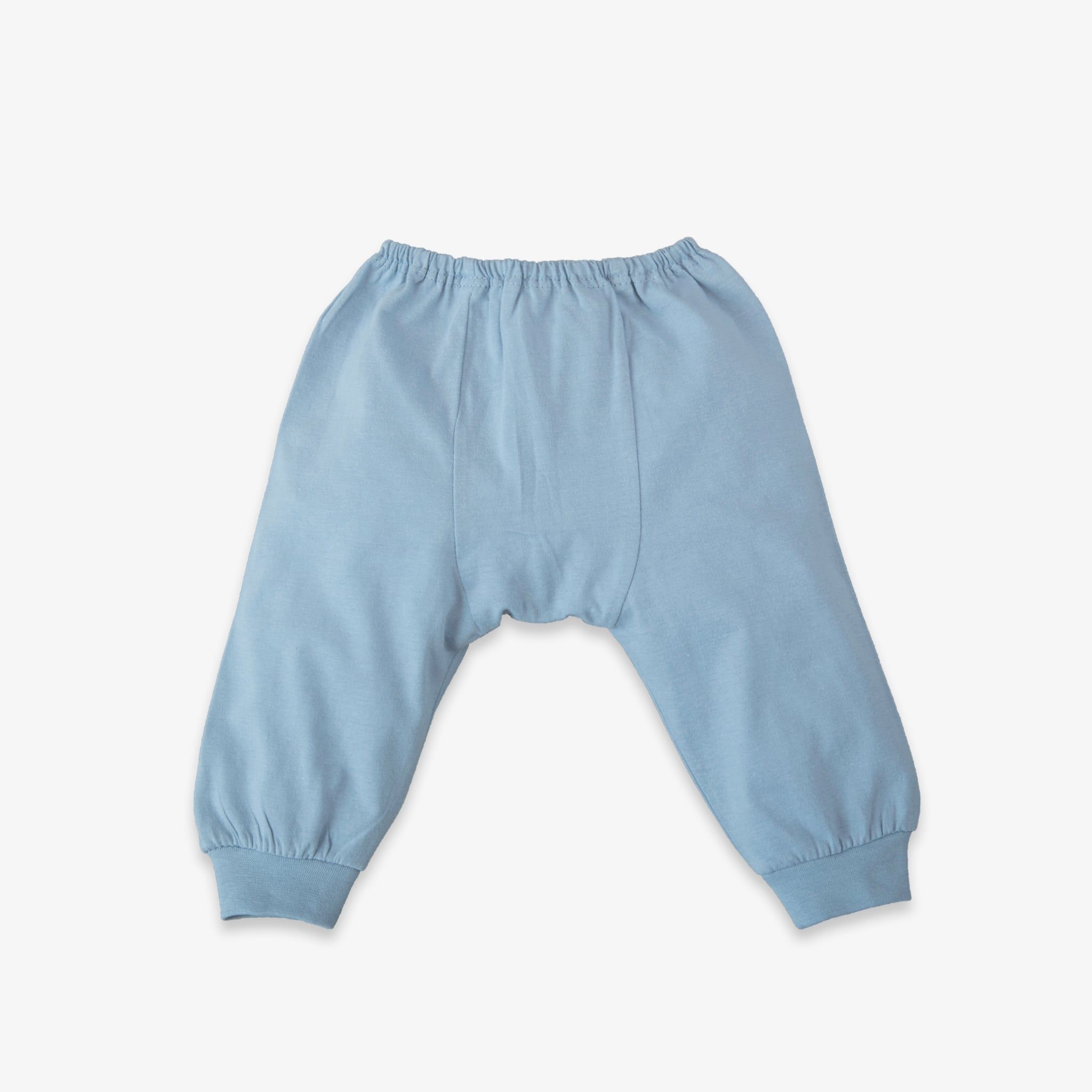 Quần sơ sinh dài Trơn Xanh Đá