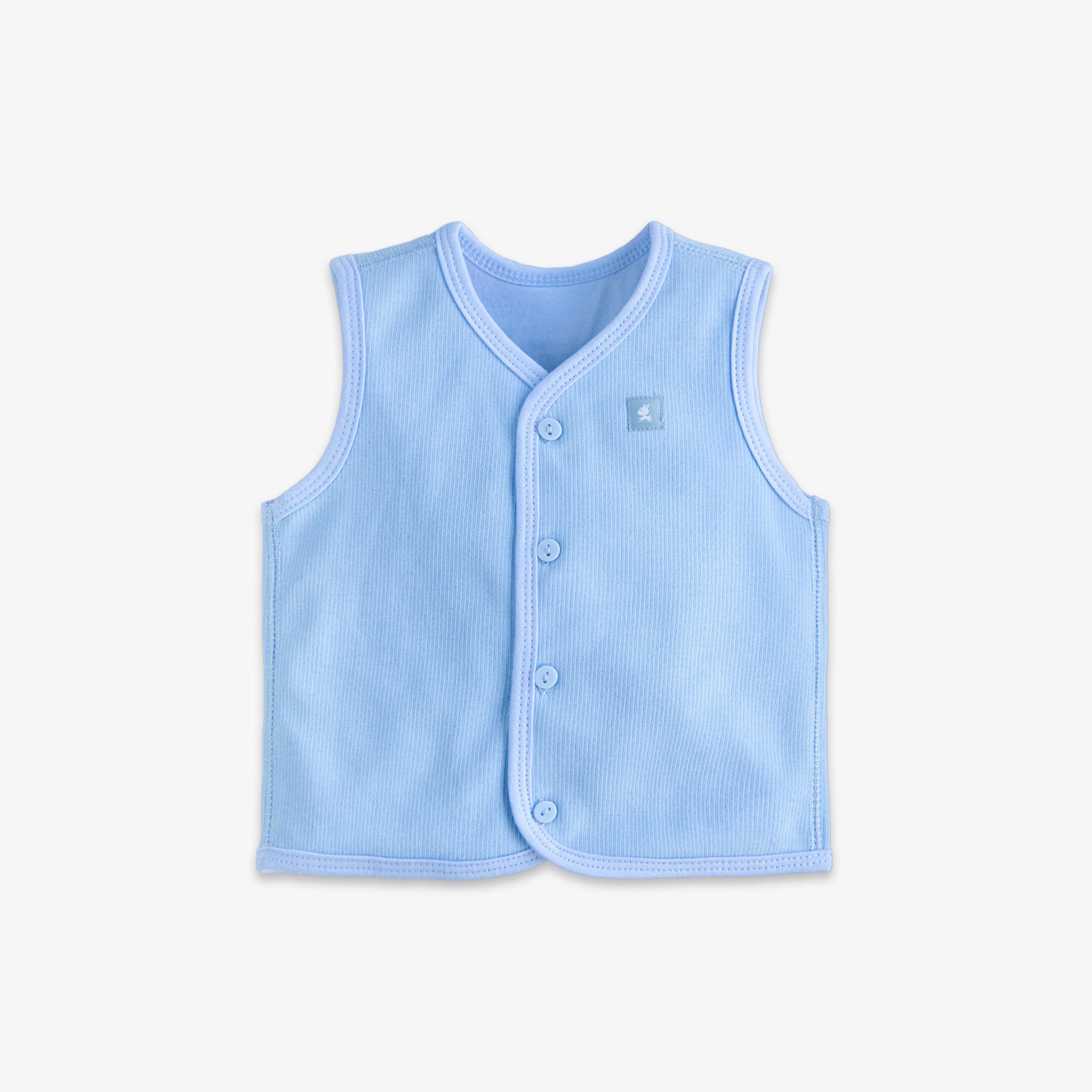 Áo Gile 2 lớp xanh