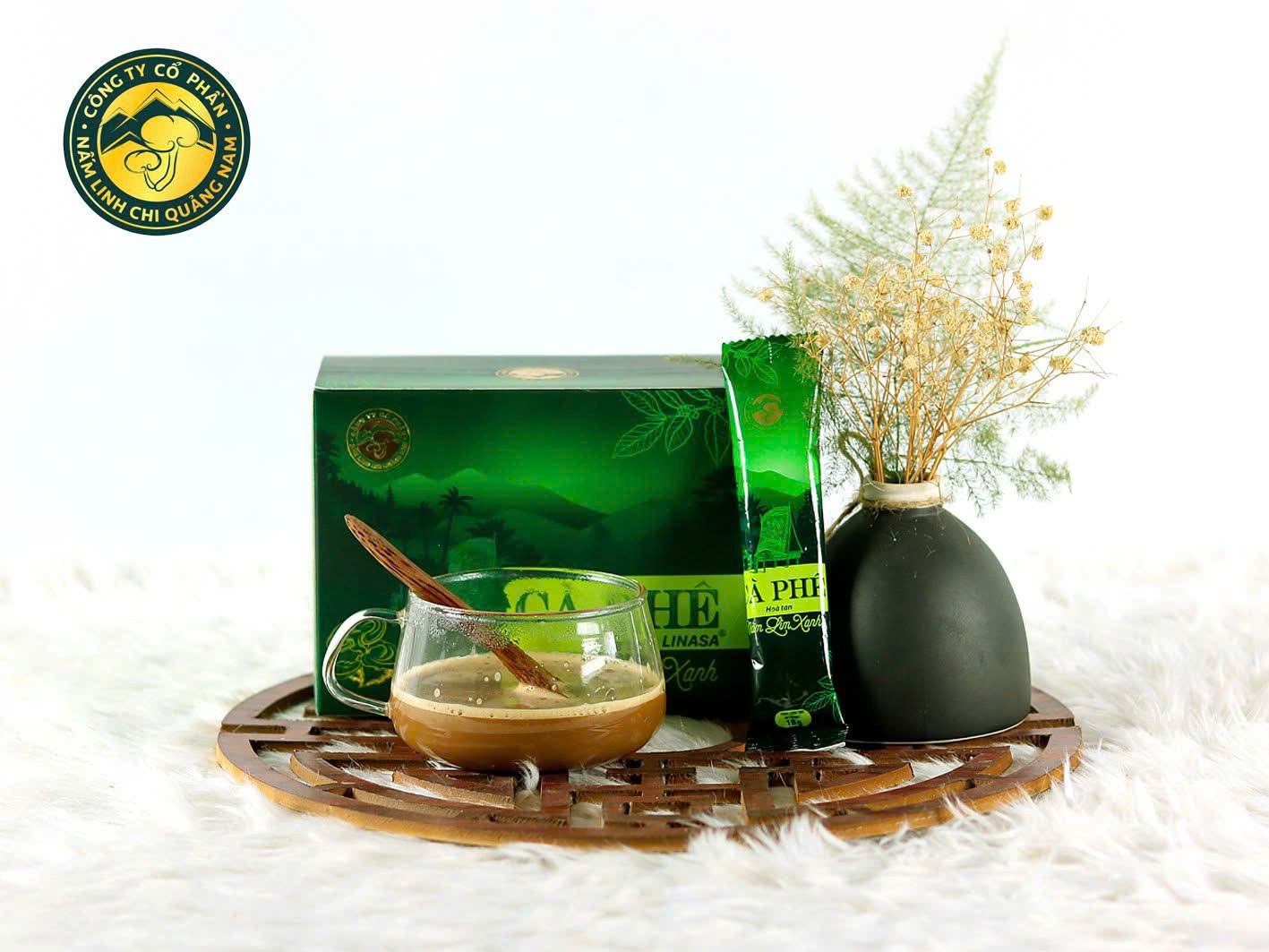 Cà Phê Hòa Tan Nấm Lim Xanh Linasa®