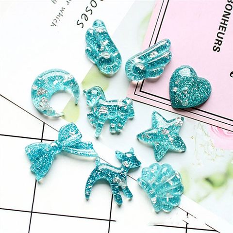 MIN0019 - Set Resin Mặt trăng Trang trí DIY (9 cái)