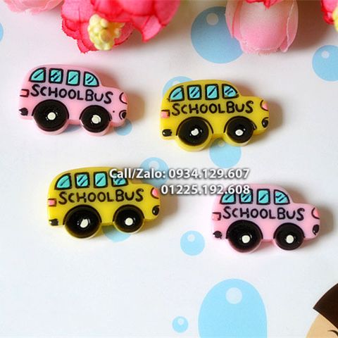 CAR0002 - Xe School Bus Phụ kiện Trang trí điện thoại