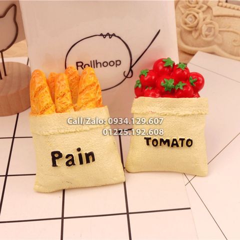 FOD0004 - Giỏ Bánh mì / Cà chua 6cm Trang trí Điện thoại