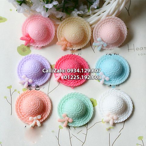 HAT0001 - Nón mũ nhựa Trang trí DIY (2 cái)