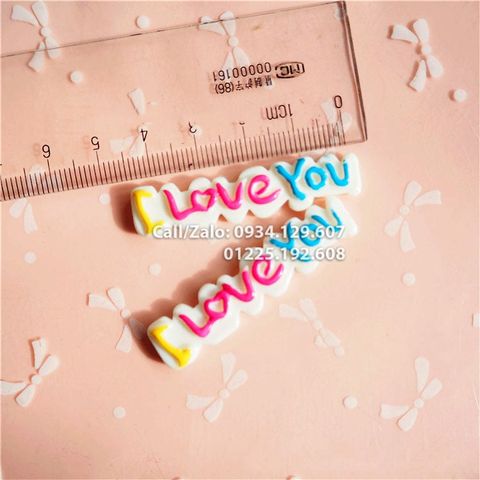 LET0011 - Chữ I Love You Trang trí Điện thoại