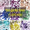 Hạt giả đá 3mm pha lê Trang trí Nails DIY (1000 viên)