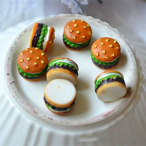 CAK0010 - Bánh Hamburger Trang trí DIY