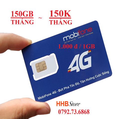 Sim Data 4G Mobifone MDT150A