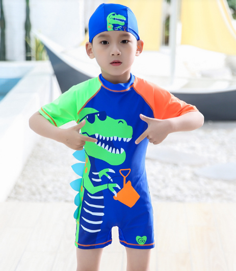  DB202409- Đồ bơi liền + nón 