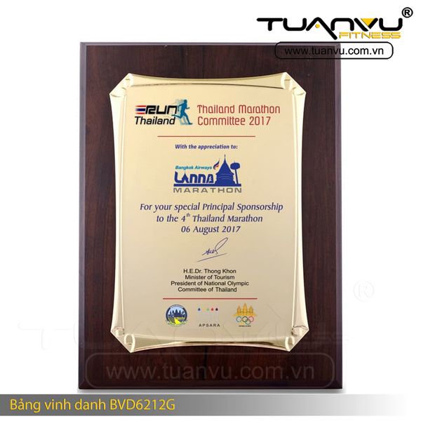 Bảng vinh danh BVD6212G, Bang vinh danh BVD6212G