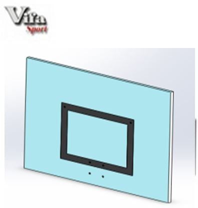 Bảng bóng rổ composite Vifa 800912, Bang bong ro composite Vifa 800912
