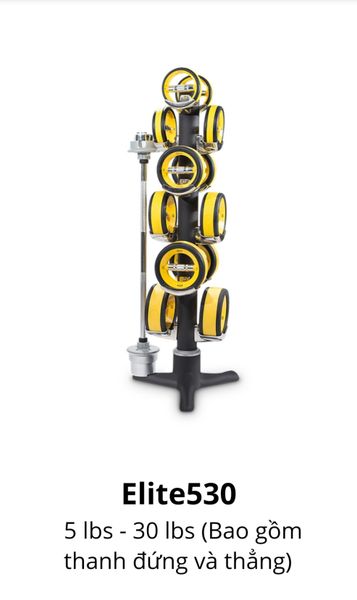 Bộ Tạ NuGym Elite530, Bo Ta NuGym Elite530