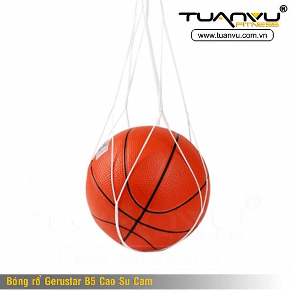 Bóng Rổ Gerustar B5 Cao Su Cam, Bong Ro Gerustar B5 Cao Su Cam, bóng rổ, bong ro