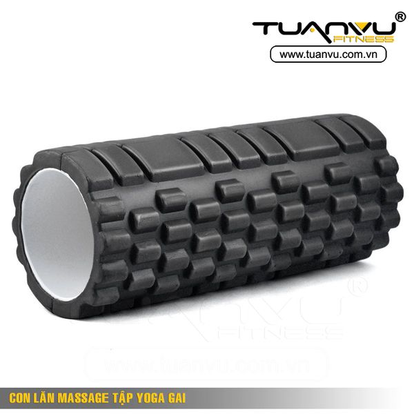 Con lăn massage tập yoga gai 30cm, con lan massage tap yoga 30cm, Con lăn massage, con lan massage, con lăn yoga, con lan yoga