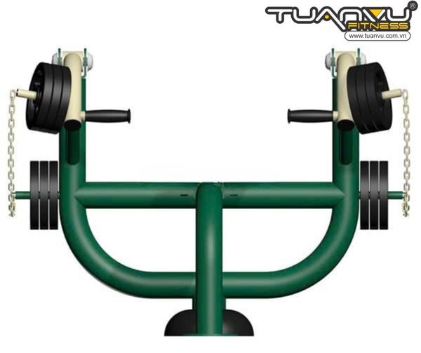 Dụng cụ đẩy tạ ngoài trời TV3235, dung cu day ta ngoai troi