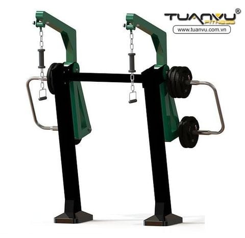 Dụng cụ tập thể lực ngoài trời kéo xô TVQDTL022