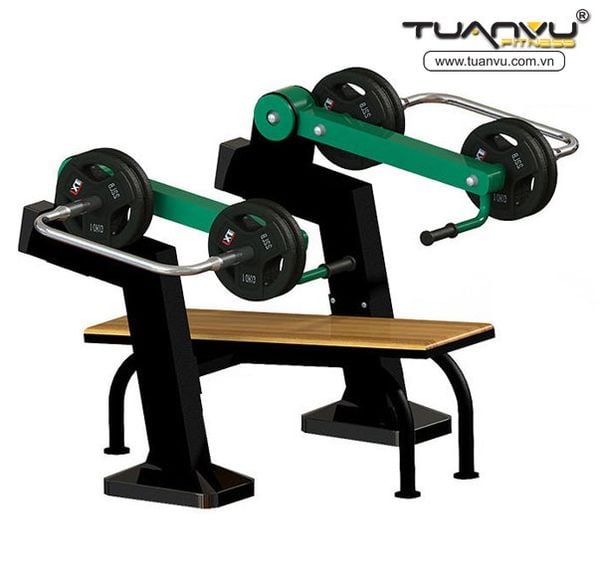 Dụng cụ tập thể lực ngoài trời nằm đẩy ngực TVQDTL014
