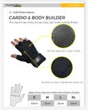 Găng tay tập gym Jason X-Craft, gang tay tap gym Jason X-Craft, Jason X-Craft, găng tay tập gym, gang tay tap gym