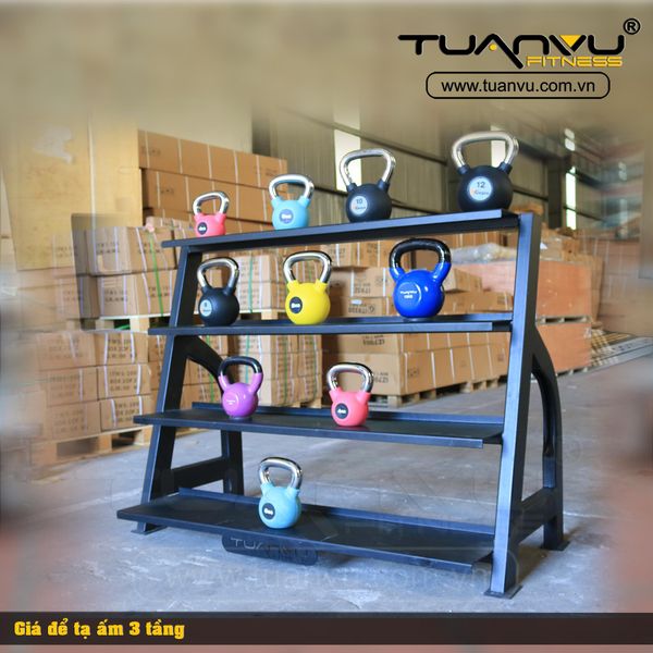 Giá để tạ ấm 4 tầng Tuấn Vũ, Gia de ta am 4 tang Tuan Vu